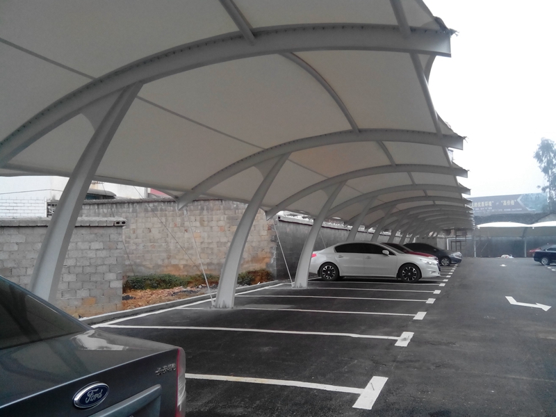 膜結(jié)構(gòu)汽車棚案例