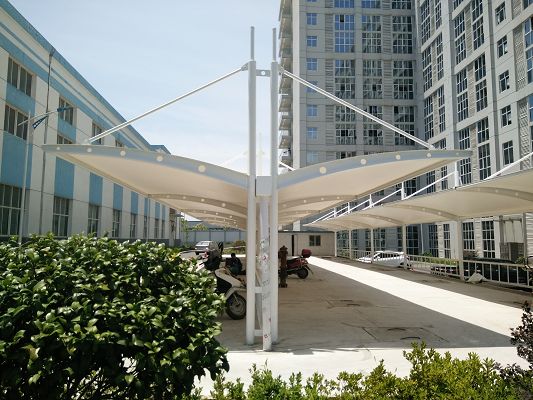 膜結(jié)構(gòu)自行車棚案例