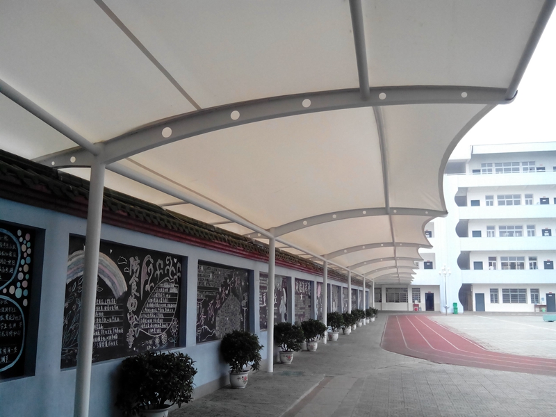 膜結(jié)構(gòu)汽車棚案例
