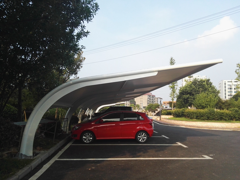 膜結(jié)構(gòu)汽車棚案例