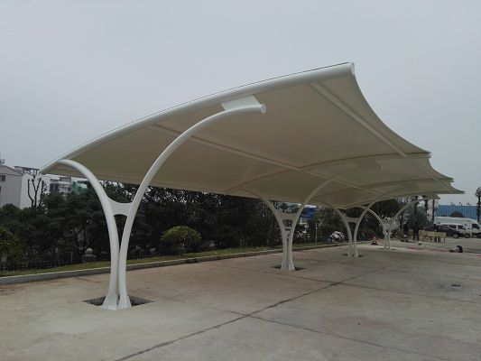 膜結(jié)構(gòu)汽車棚案例